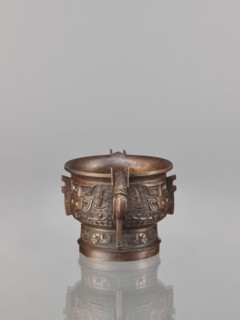 Gui-type incense burner, bronze, Chinese, Qing dynasty 1644–1911, 19th century, China; gui vessel