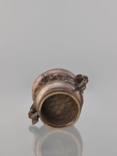 Gui-type incense burner, bronze, Chinese, Qing dynasty 1644–1911, 19th century. Gui vessel with
