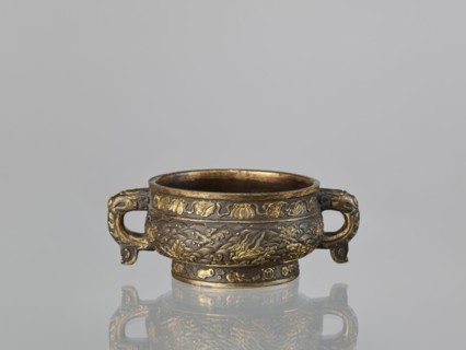 Gui-type incense burner hu, attributed to Hu Wenming fl. ca. 1583–1614. Chinese; Qing dynasty, 19th