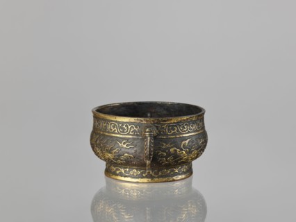 Gui-type incense burner, Chinese, Qing dynasty 1644–1911, 19th century. Bronze vessel with