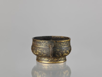 Gui-type incense burner, Chinese, Qing dynasty 1644–1911, 19th century. Bronze ceremonial/ritual