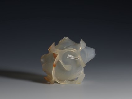 A vessel for washing brushes, Chinese, Qing dynasty 1644–1911, 18th century. Sculpture: a bowl