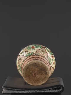 Vase, Chinese, mid-18th century Qing dynasty, 1644–1911. Colored porcelain vessel, height 40.5 cm,