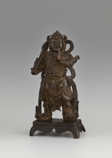 Weituo — protector of Buddhist learning and monasteries., Figurine, sculpture, 15th/16th century,