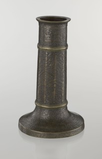 Candlestick mash'al, Islamic, Persian, Safavid dynasty 1501–1736. Candlestick in the form of a