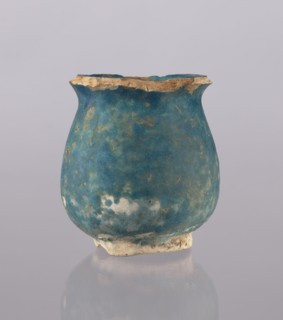 Jug, Abdullazad Mirza Baba fl. ante 1939, Ilkhanid Persian ceramic vessel cup/vase, 13th–14th