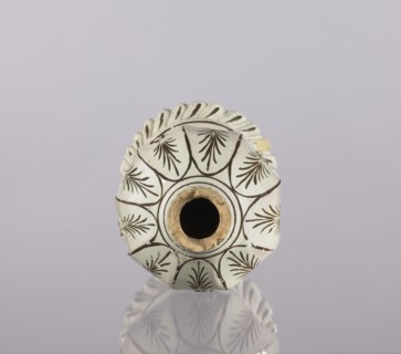 Bottle, Abdullazad Mirza Baba fl. ante 1939, Islamic art, Persian, Qajar dynasty 1785–1925, glazed
