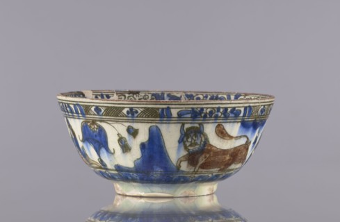 Bowl, Qajar dynasty 1785–1925, 2nd half of the 19th century, Iran; ceramics; vessel, height 9 cm,