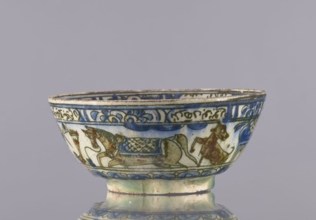 Bowl, 2nd half of the 19th century, Iran Qajar dynasty, Persian; glazed ceramic vessel tableware,