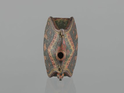 Waterskin matara, Turkish, Ottoman dynasty 1299–1922, 2nd half of the 16th century, Turkey, vessel;
