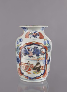 Vase, Tashiro, Japanese art, Japanese culture, figurative scenes, vases, decorative vessels,