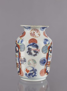 Vase, Tashiro maker/trading company, Japanese, colored porcelain, ceramics, Meiji period 1868–1912,