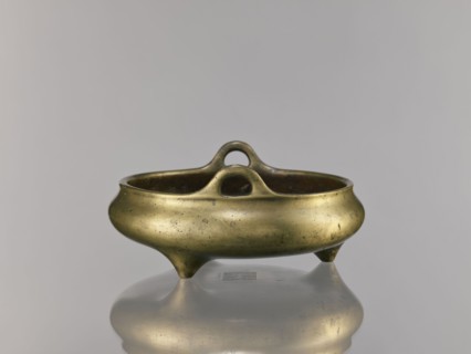 Li-type incense burner, Chinese, bronze ritual/ceremonial vessel, Ming dynasty Xuande, 1426–1435,