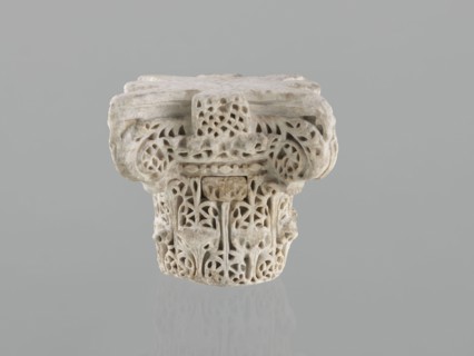 Column capital from Madinat az-Zahra;, Islamic/Arabic art; Caliphate of Córdoba 929–1031,