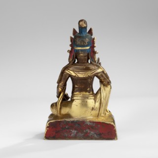 Jambhala, unknown sculptor; deities of wealth iconography; Himalayan/Tibetan Buddhist art; Yellow