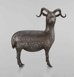 Ram; maker, Persian, Qajar dynasty 1785–1925; 1st half of the 19th century; sculpture, animal