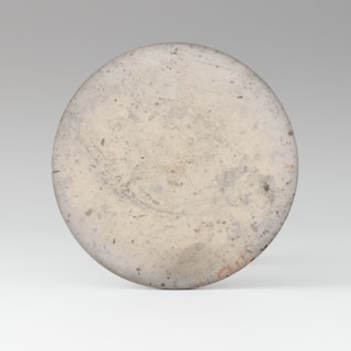 Mirror with TLV decoration on a pedestal in the form of a qilin on a base. Chinese, Qing dynasty