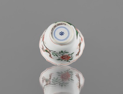 Bowl, ceramic vessel, colorful porcelain in Kangxi style Kangxi period, 1662–1722, Qing dynasty