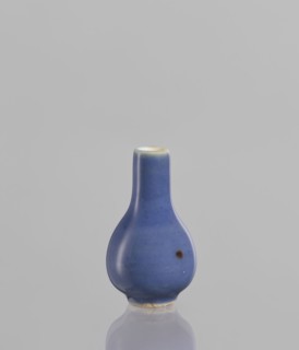 Bottle, Chinese, Chinese art, ceramics, poudre bleu, 19th century, China, vessel, height 5.3 cm, A