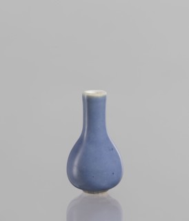 Bottle, Chinese, 19th century, ceramics, blue and white porcelain poudre bleu, vessel, height 5.3