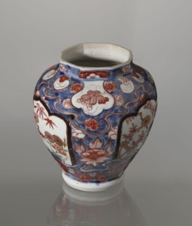 Vase with cover, Japanese, Edo period 1603–1868, 18th century; ceramics Imari; decorated with