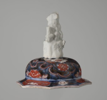 Vase with cover, Japanese, Edo period 18th century, Imari porcelain vessel with decoration of