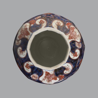 Vase with cover, Japanese, Edo period 1603–1868, 18th century, imari porcelain vessel decorated