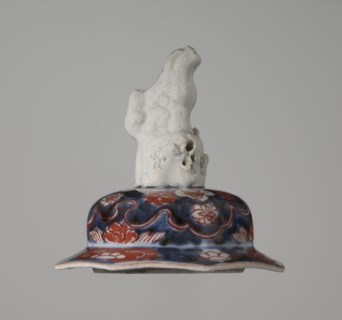 Vase with cover, Japanese, Edo period 18th century, 1603–1868, imari ceramics; decorated with