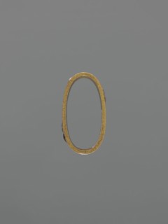 Metal scabbard ring semegane, Japanese, Edo 1603–1868 / Meiji 1868–1912, 19th century . Katana