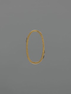 Metal scabbard ring semegane, Japanese, Meiji 1868–1912 and Edo 1603–1868 periods, for katana;