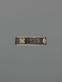 Sword hilt ferrule kashira, Japanese, Edo period 1603–1868, 19th century. Katana hilt ferrule