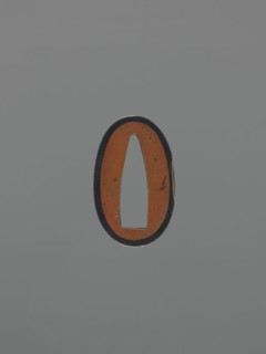 Sword hilt ferrule kashira, Japanese, katana, swords, weapons, edged weapons, mon coats of arms,
