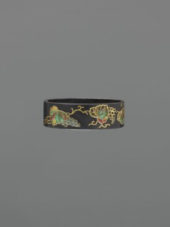 Sword hilt ferrule kashira, Japanese, Edo period 1603–1868, 19th century. Materials and/or