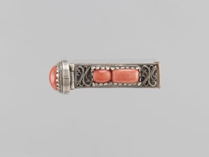 Braid clasp, braid ornaments, clasps, jewelry; Mongolian art, artistic crafts, women's ornaments;