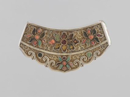 Braid clasp, maker, clasp for braids; jewelry; artistic craft; Mongolian women's ornament;