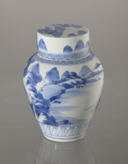 Storage vessel with lid by Zôshuntei Sanpo Zoshuntei Sampo, c. 1842–1878, Arita, Japan.