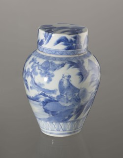 Storage vessel with lid by Zôshuntei Sanpo Zoshuntei Sampo, c. 1842–1878, Arita, Japan.