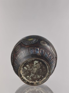 Flowerpot, Shimasa;, Japanese, Meiji period late 19th century, 1868–1912. Champlevé enamel on