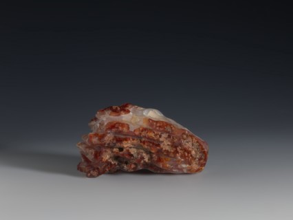 Lemon-shaped paperweight, Chinese, Qing dynasty 1644–1911, 18th–19th century. Sculpture depicting a
