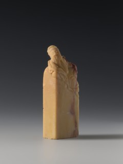 Seal stamp, Chinese, Qing dynasty 1644–1911, Qing style, seal stamp depicting sages and officials,