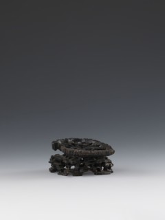 Laozi on base; maker, Qing dynasty 1644–1911, 19th century China; sculpture/figurine of Laozi ca.