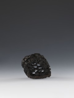 Laozi on base;, 19th century, Qing 1644–1911, China. Figurine and base: sculpture; figurine height