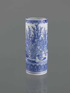 Vessel, Narozno Eckersdorf, Japanese art, Japanese culture, ceramics, figurative scenes, female