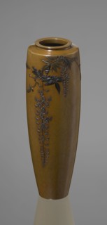 Vase, Nogawa role classification of creator, workshop; ; repossession Krakow — wisteria,