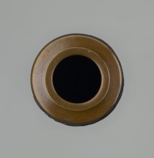 A slender miniature vase by Nogawa, ca. 1890–1900 Meiji period, 1868–1912, Japan, Kyoto. Silver