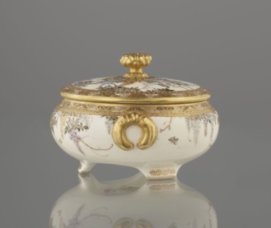 Small box with a lid, Kinkôzan, Sôbei VII 1867–1927 author, Kinkôzan workshop/co-creator; ;