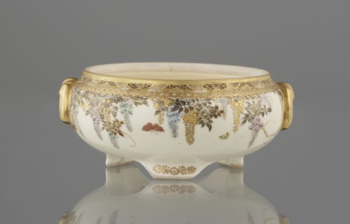 Small box with a lid, Kinkôzan, Sôbei VII 1867–1927 maker, Kinkôzan workshop, Japanese, Meiji