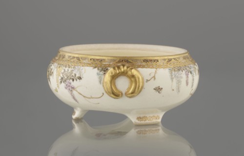 Small box with a lid, Kinkôzan, Sôbei VII 1867–1927 maker; Kinkôzan workshop. . Japanese, Meiji