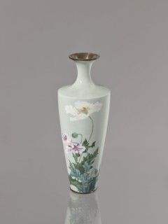 Vase, poppies; Japanese art; Japanese culture; flowers iconography; Meiji–Taisho period, ca.