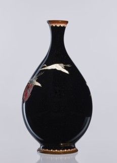 Vase, cloisonné enamel, Meiji period 1868–1912, Nagoya, Japan; 19th/20th century. Decorative vessel